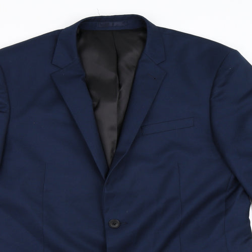 Cedar Wood State Mens Blue   Jacket Blazer Size 42