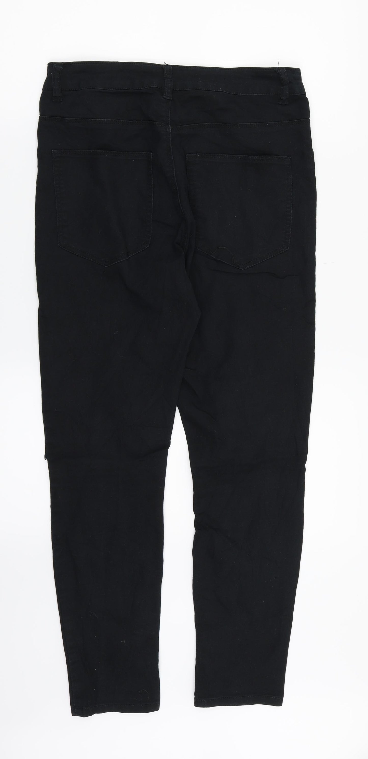 Bik bok Womens Black  Denim Straight Jeans Size M L26 in