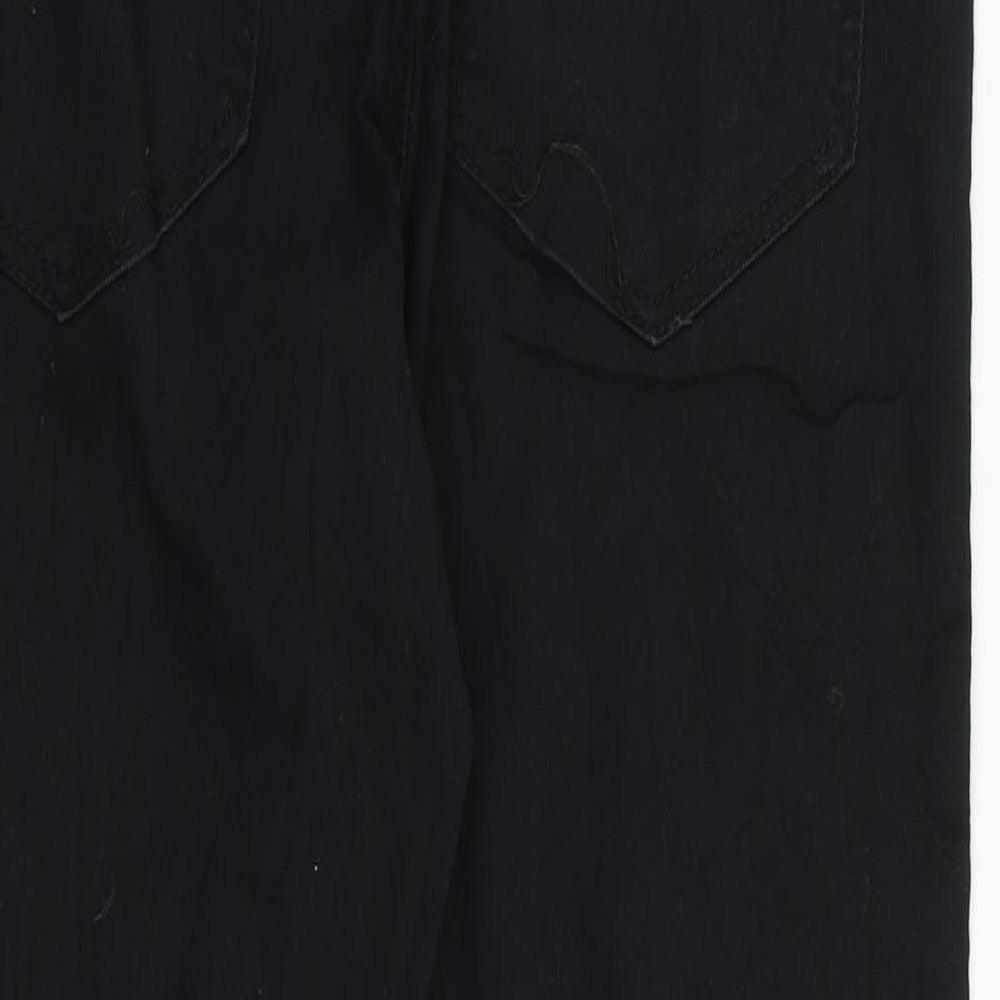 Bik bok Womens Black  Denim Straight Jeans Size M L26 in
