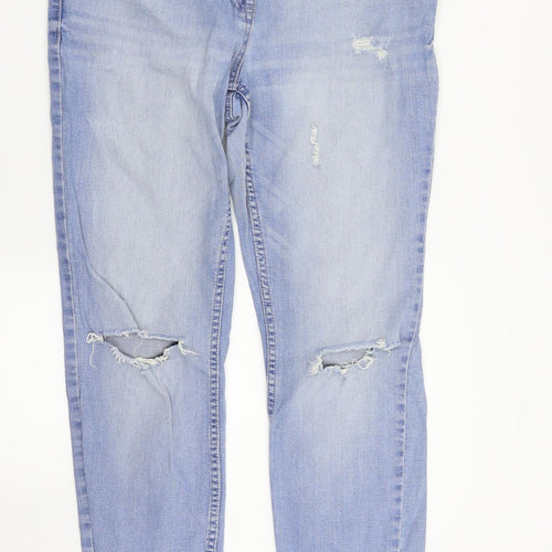 NEXT Womens Blue  Denim Skinny Jeans Size 16 L28 in