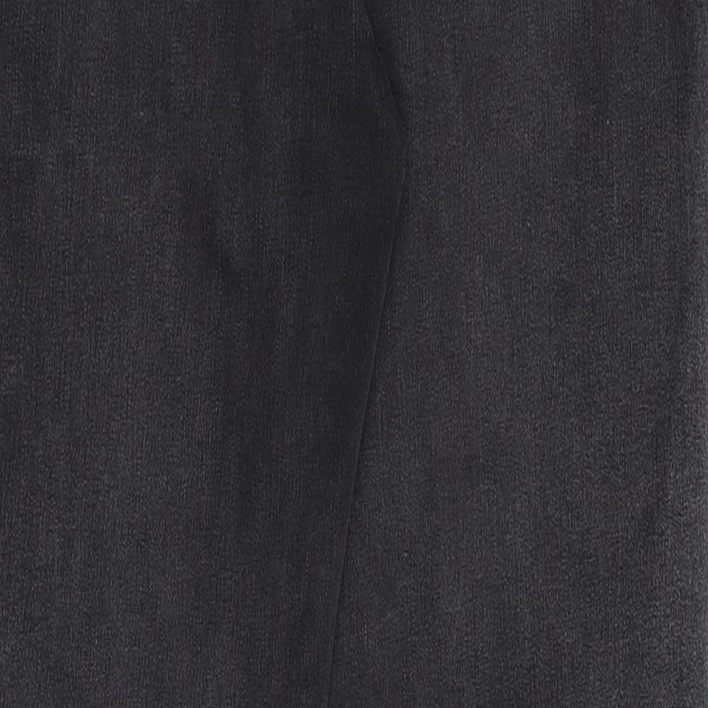 Bonmarché Womens Black  Denim Straight Jeans Size 12 L27 in