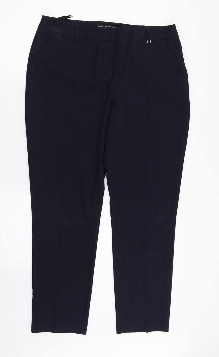 Dorothy Perkins Womens Black   Dress Pants Trousers Size 14 L28 in