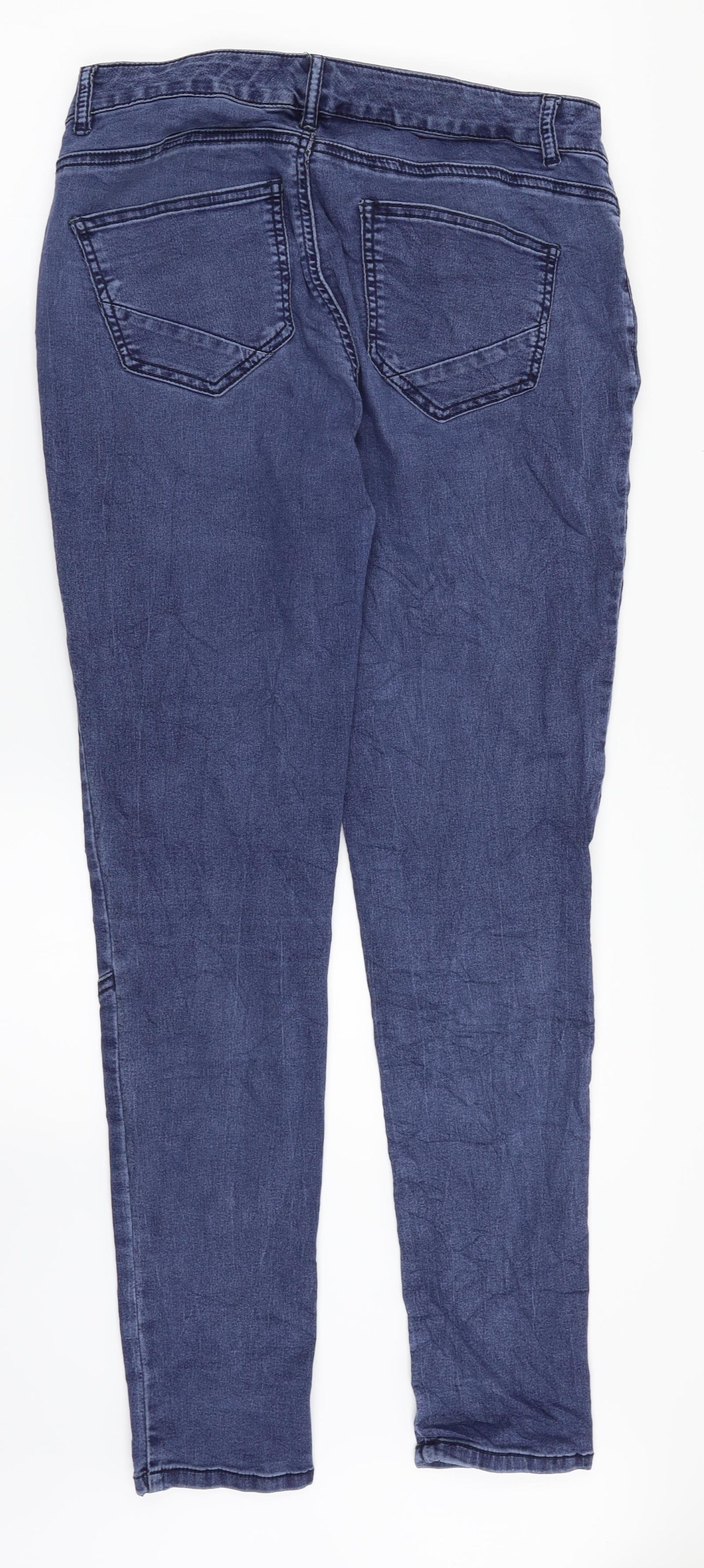 Kappahl Womens Blue  Denim Straight Jeans Size 14 L29 in