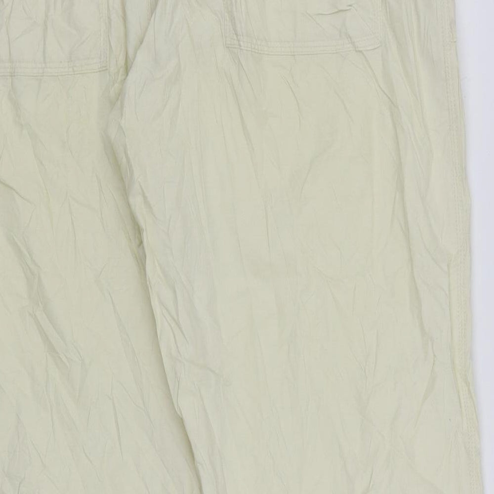 TOM TAILOR Womens White   Cargo Trousers Size 16 L32 in