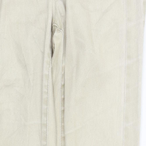 Only Womens Beige  Denim Straight Jeans Size M L29 in
