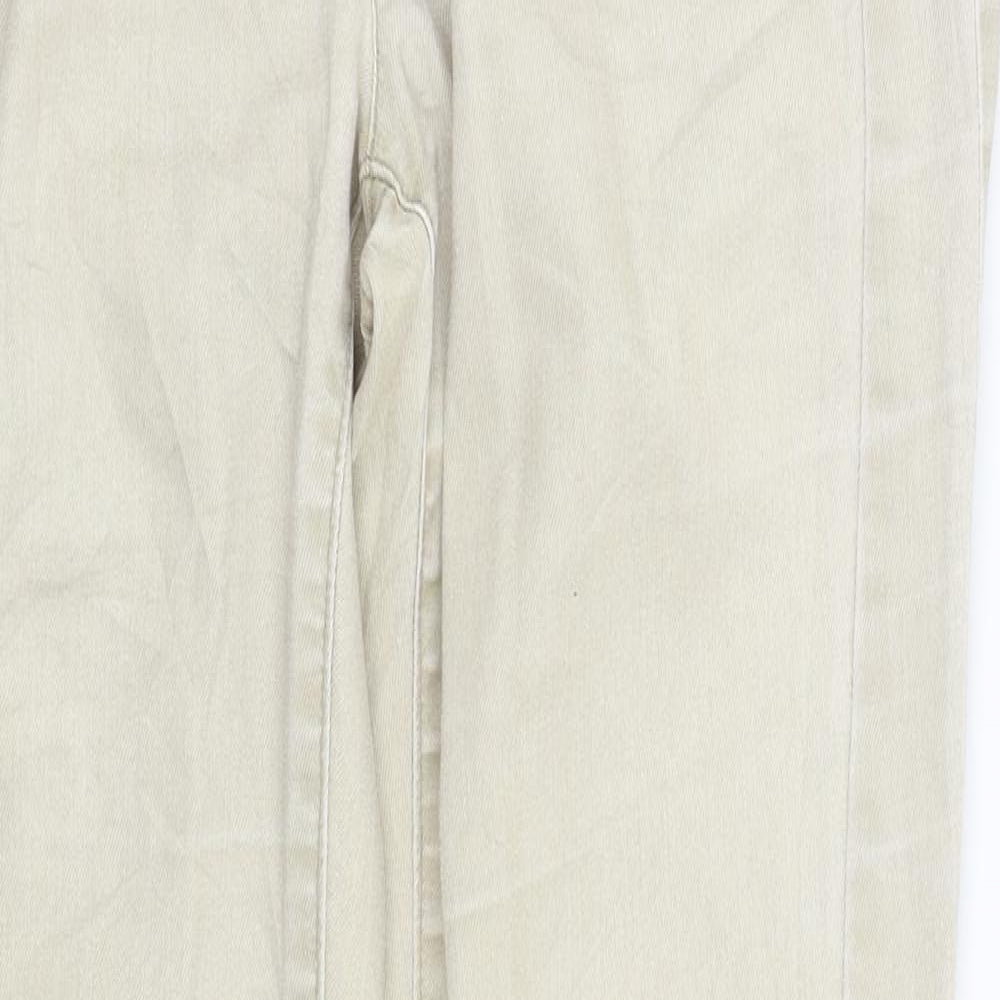 Only Womens Beige  Denim Straight Jeans Size M L29 in