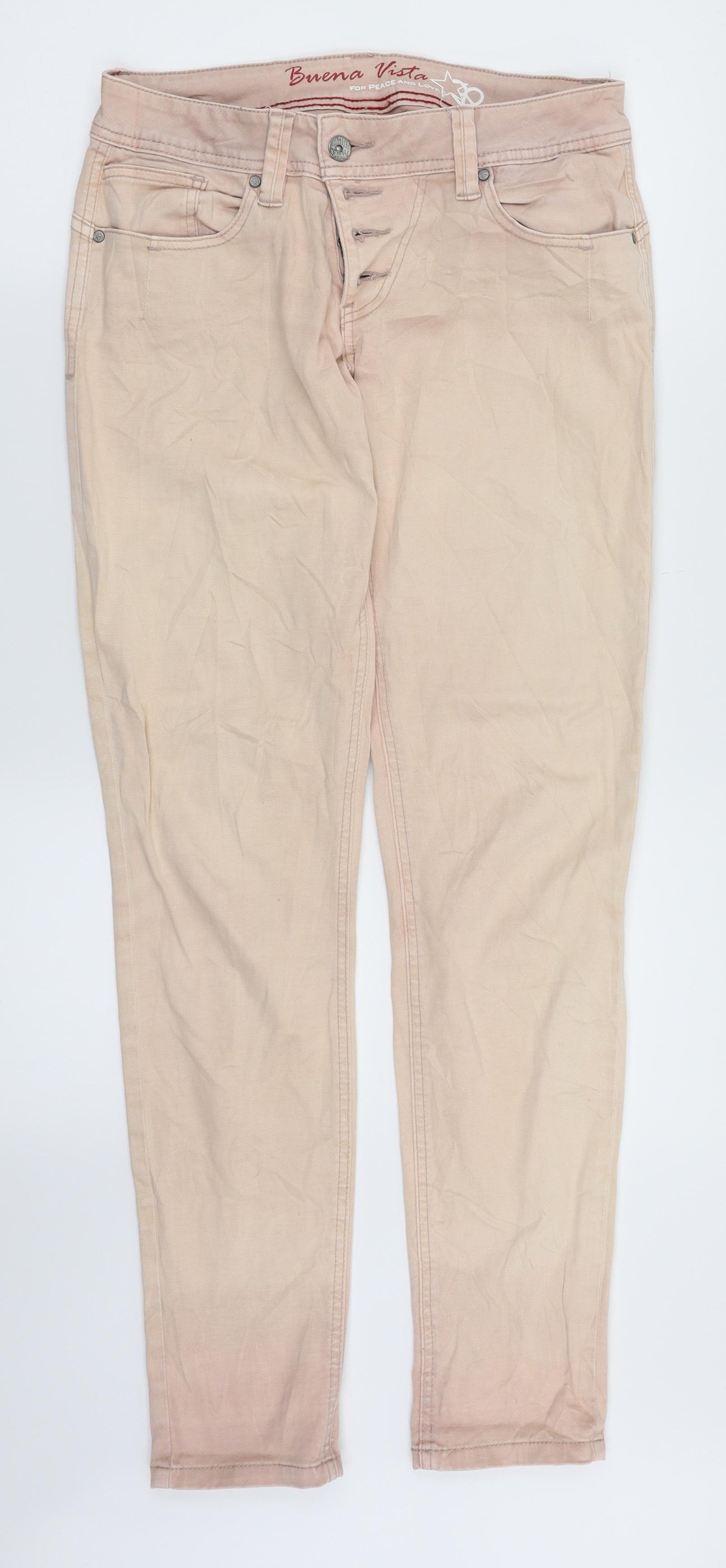 Buena Vista Womens Pink   Straight Jeans Size XS L30 in