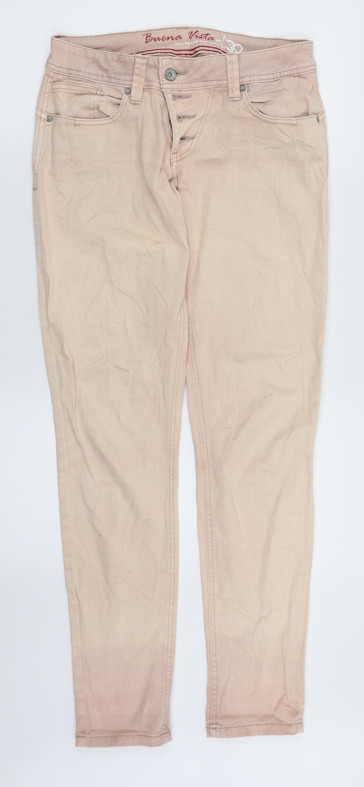 Buena Vista Womens Pink   Straight Jeans Size XS L30 in