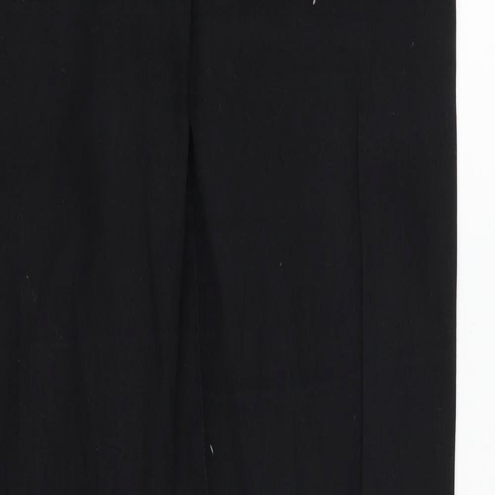H&M Womens Black   Chino Trousers Size 10 L31 in