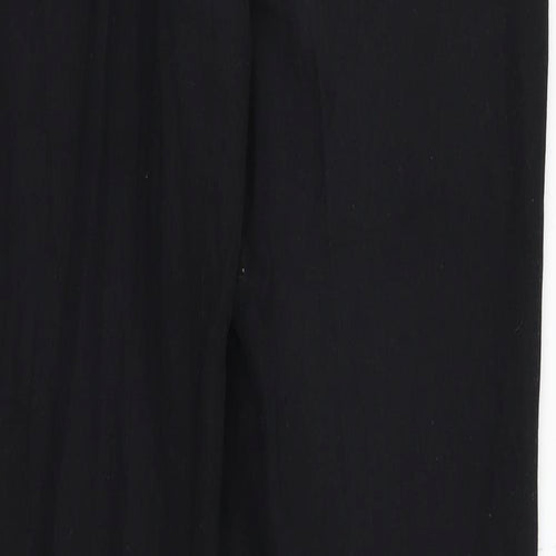 H&M Womens Black   Chino Trousers Size 10 L31 in