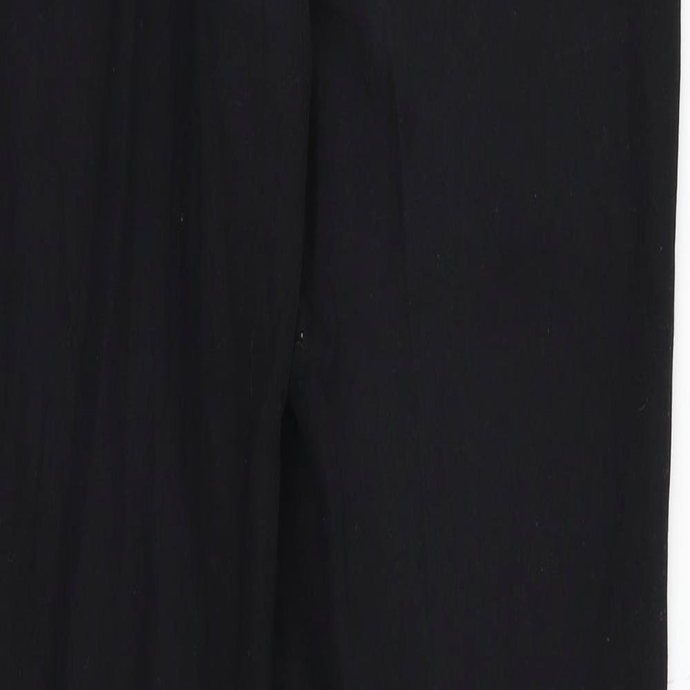 H&M Womens Black   Chino Trousers Size 10 L31 in
