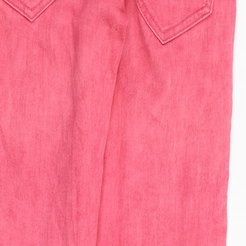H&M Womens Pink  Denim Skinny Jeans Size 8 L26 in