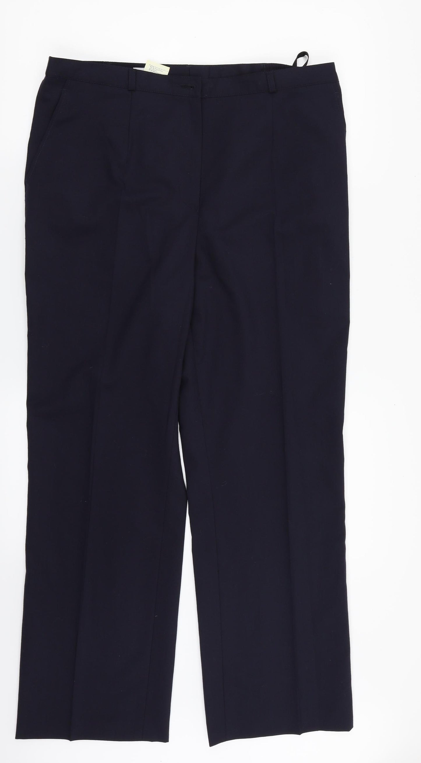 Blanchelle Womens Blue   Dress Pants Trousers Size 18 L29 in