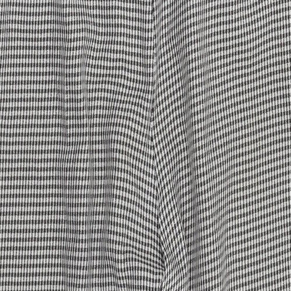 Primark Womens Black Check  Dress Pants Trousers Size 12 L24 in