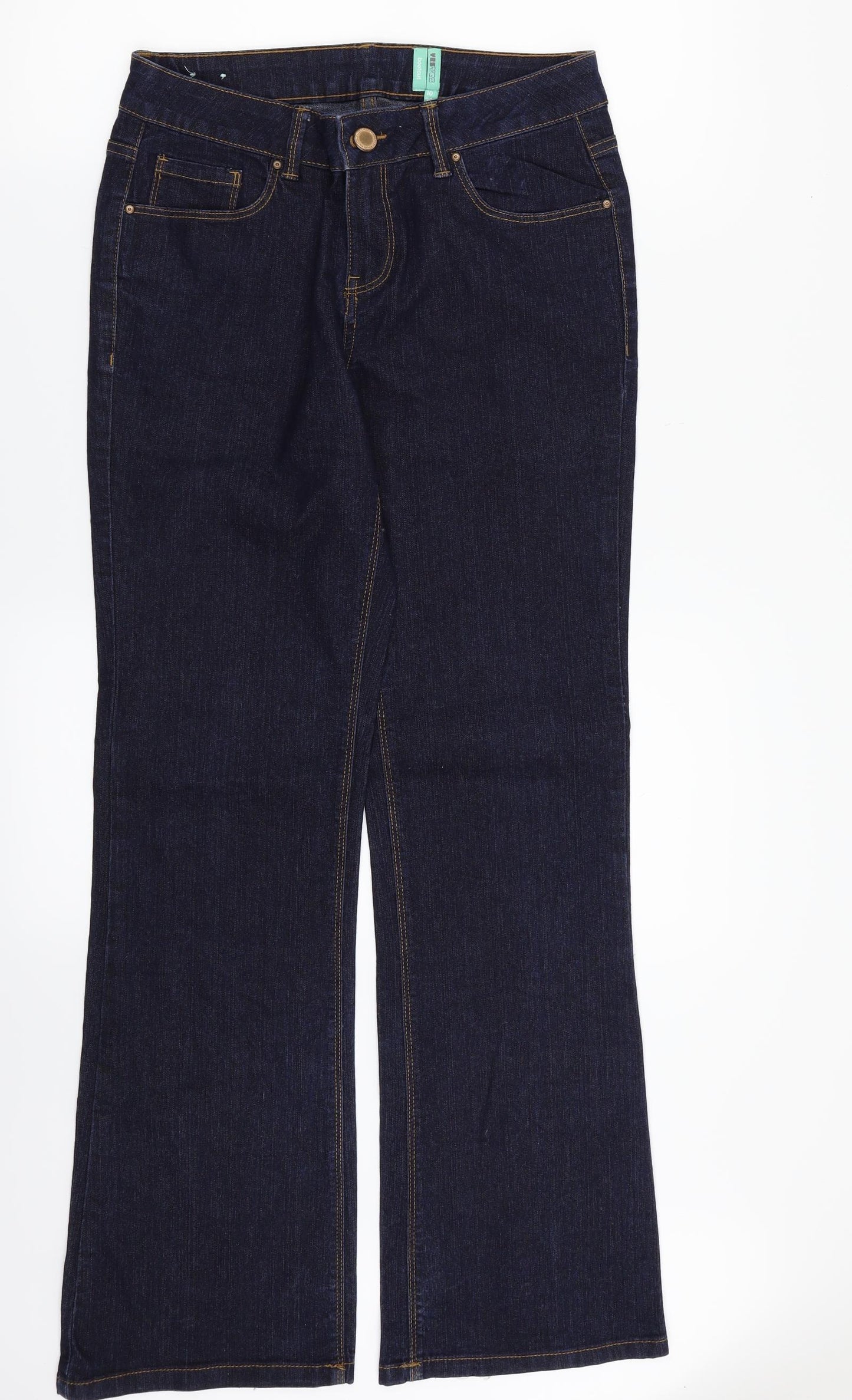 Yes Yes Womens Blue  Denim Bootcut Jeans Size 10 L31 in