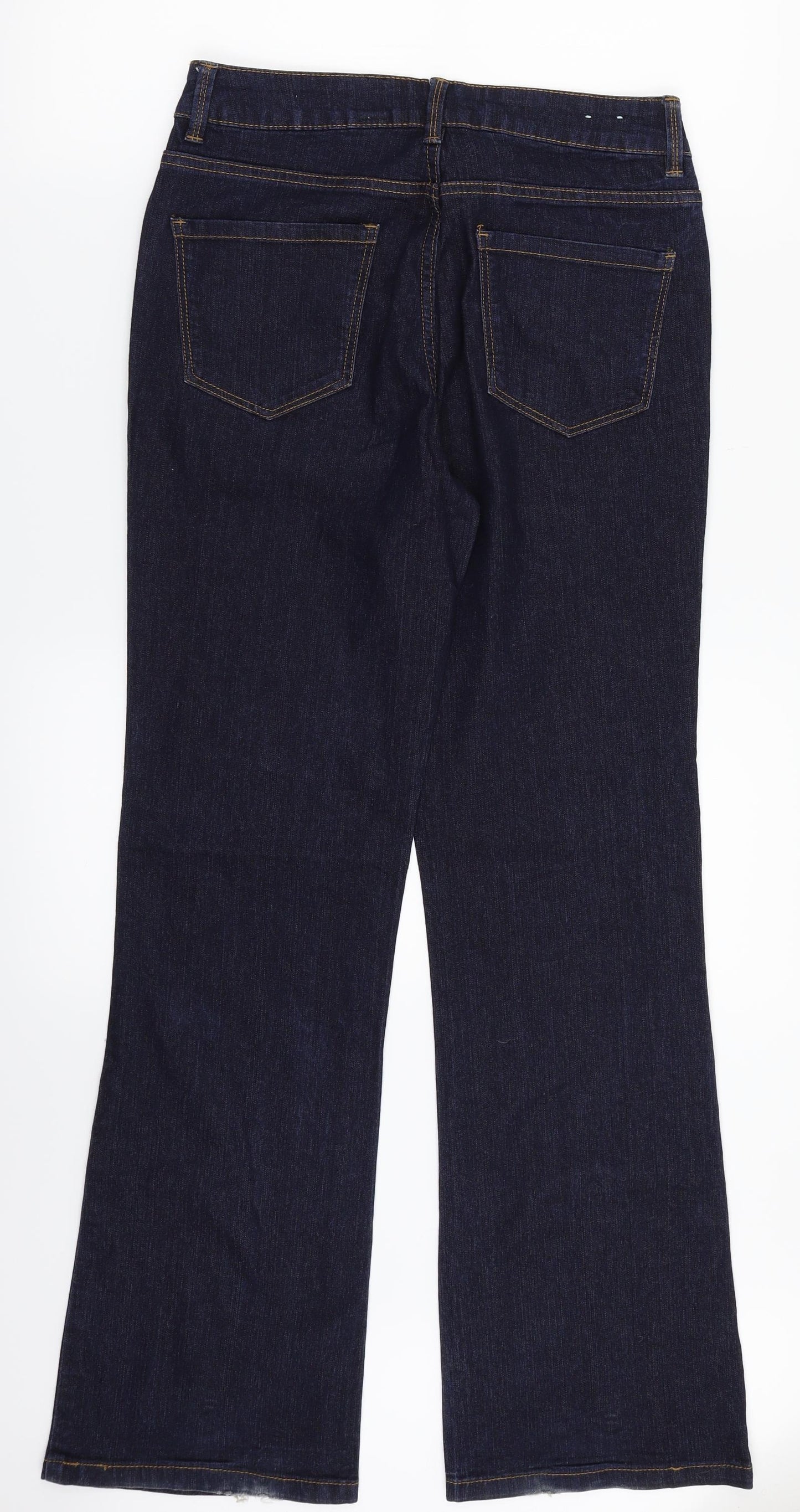 Yes Yes Womens Blue  Denim Bootcut Jeans Size 10 L31 in