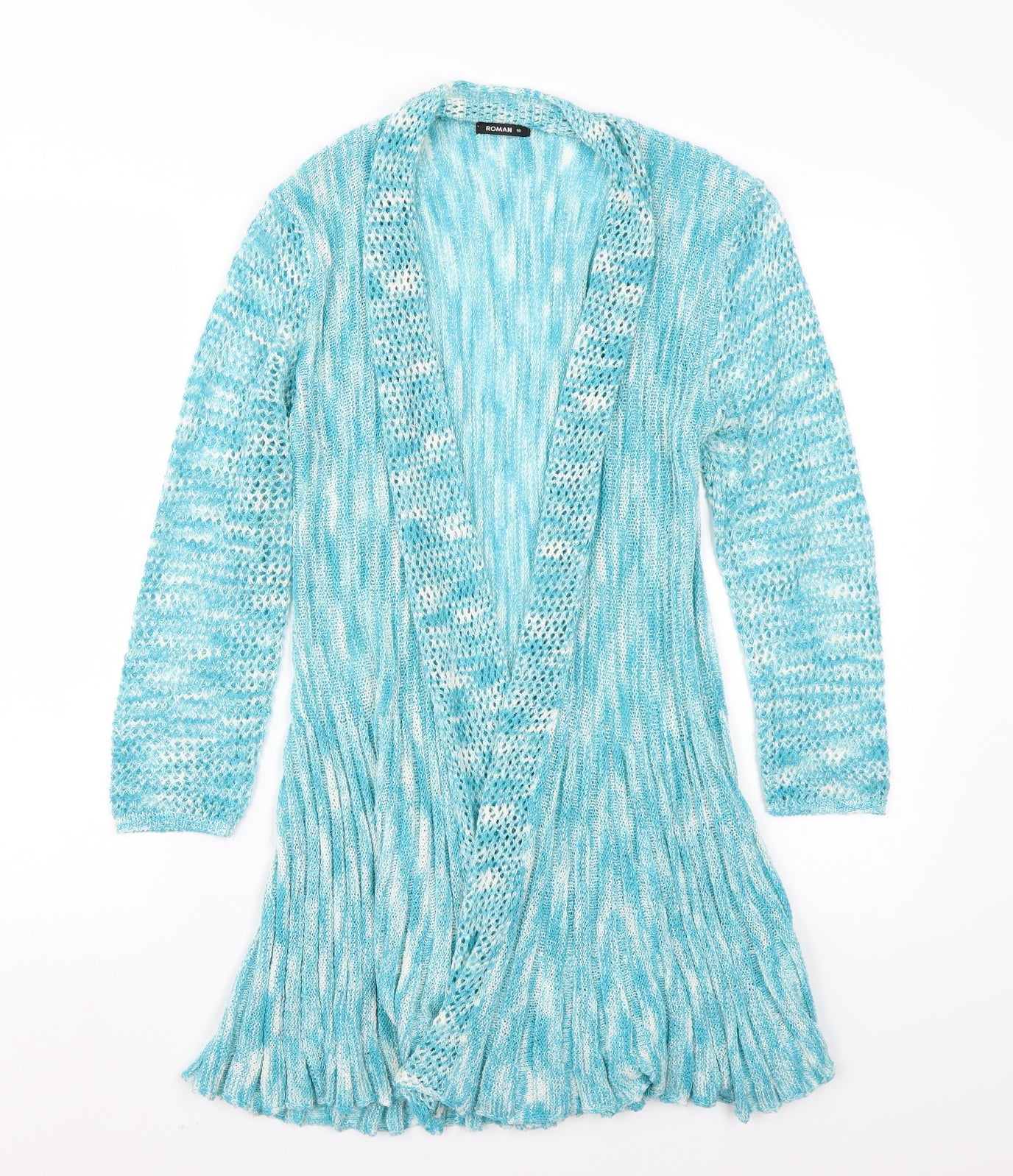 Roman Womens Blue   Cardigan Jumper Size 10