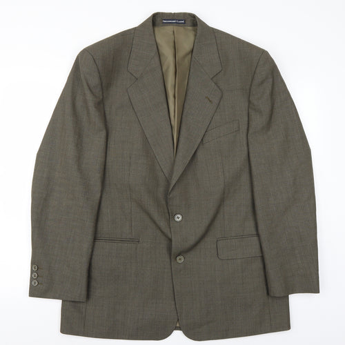 Greenwoods Classic Mens Green   Jacket Suit Size 40