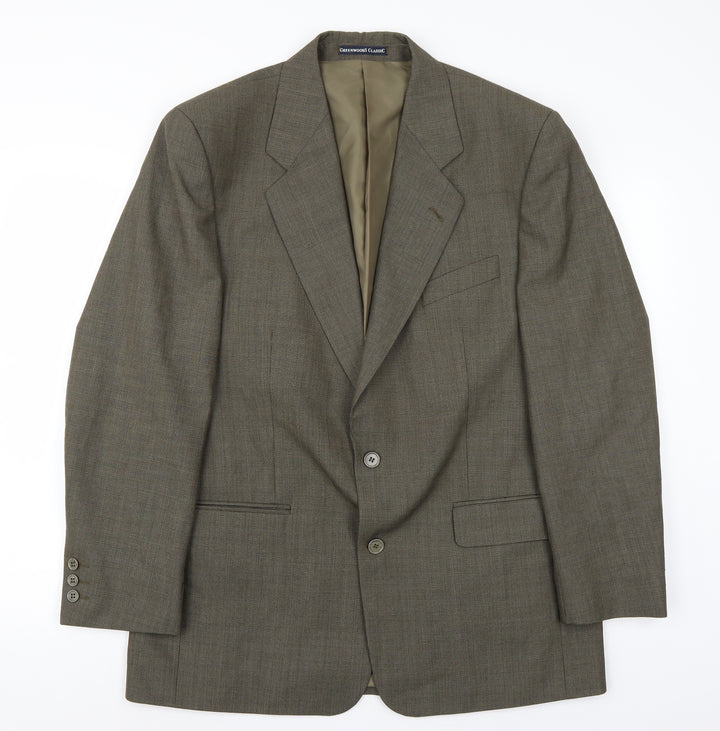 Greenwoods Classic Mens Green   Jacket Suit Size 40