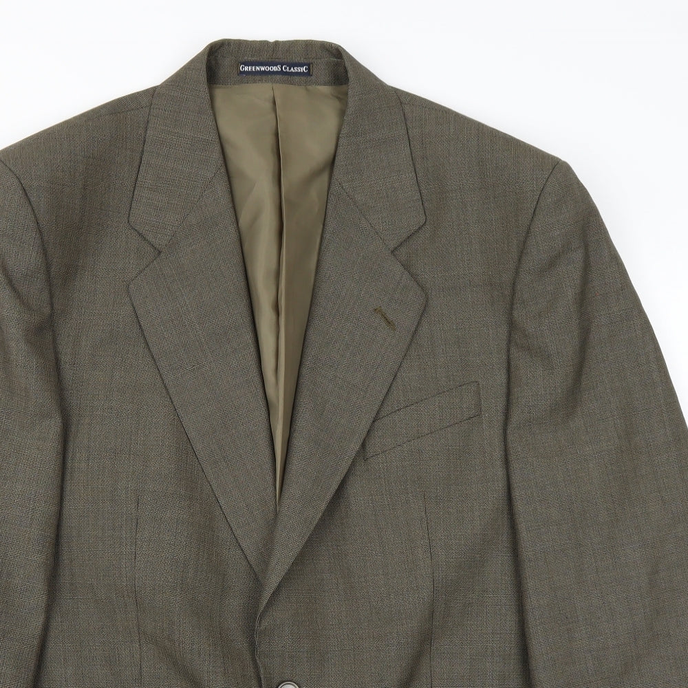Greenwoods Classic Mens Green   Jacket Suit Size 40