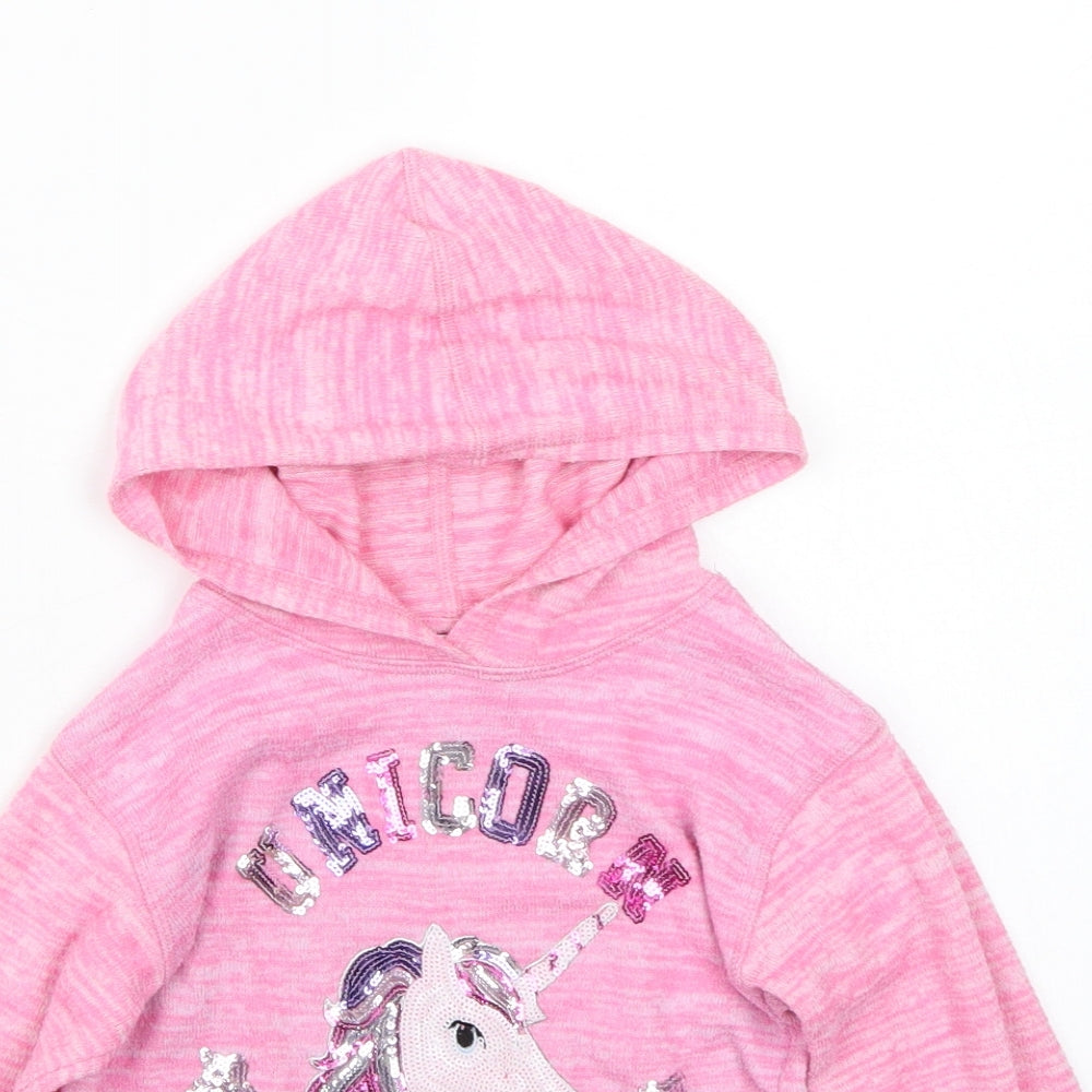 Bluezoo Girls Pink   Pullover Jumper Size 4-5 Years