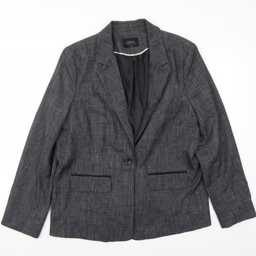 Papaya Womens Grey   Jacket Blazer Size 20