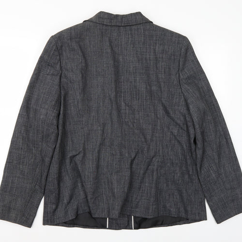 Papaya Womens Grey   Jacket Blazer Size 20