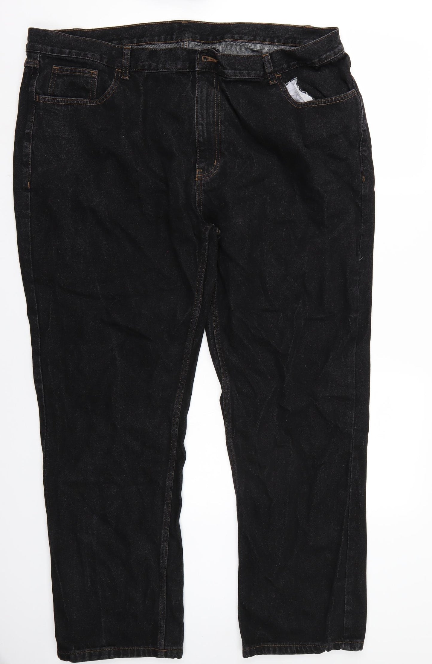 George Mens Black   Straight Jeans Size 44 L30 in