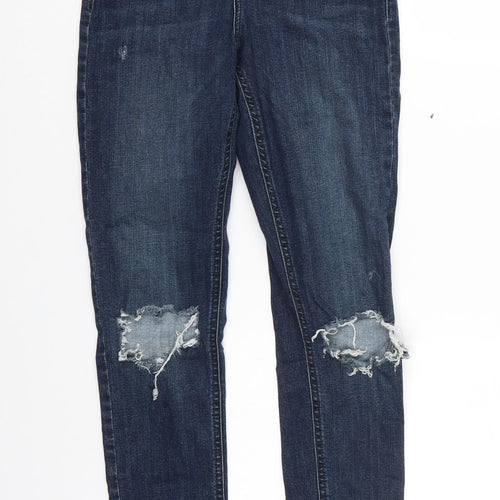 Topshop Womens Blue   Skinny Jeans Size 26 L32 in - l