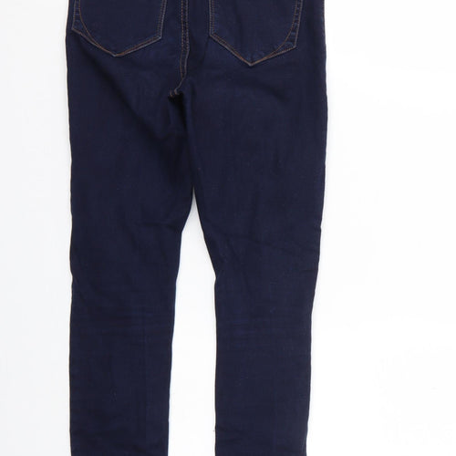 Denim & Co. Womens Blue   Skinny Jeans Size 8 L28 in
