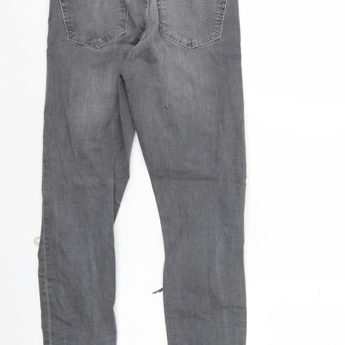 Topshop Womens Grey   Skinny Jeans Size 26 L32 in