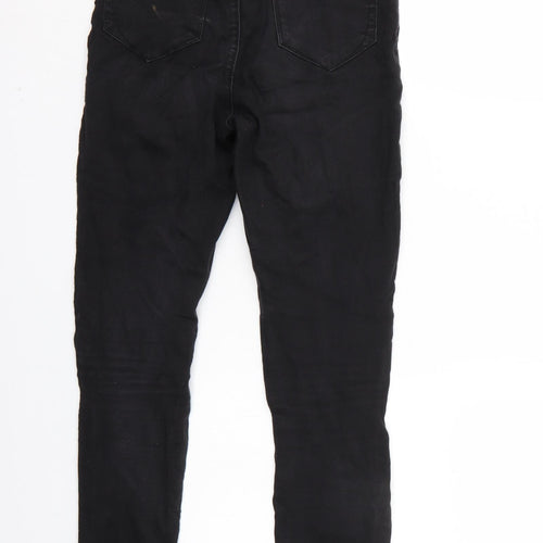 Denim & Co. Womens Black   Skinny Jeans Size 8 L27 in