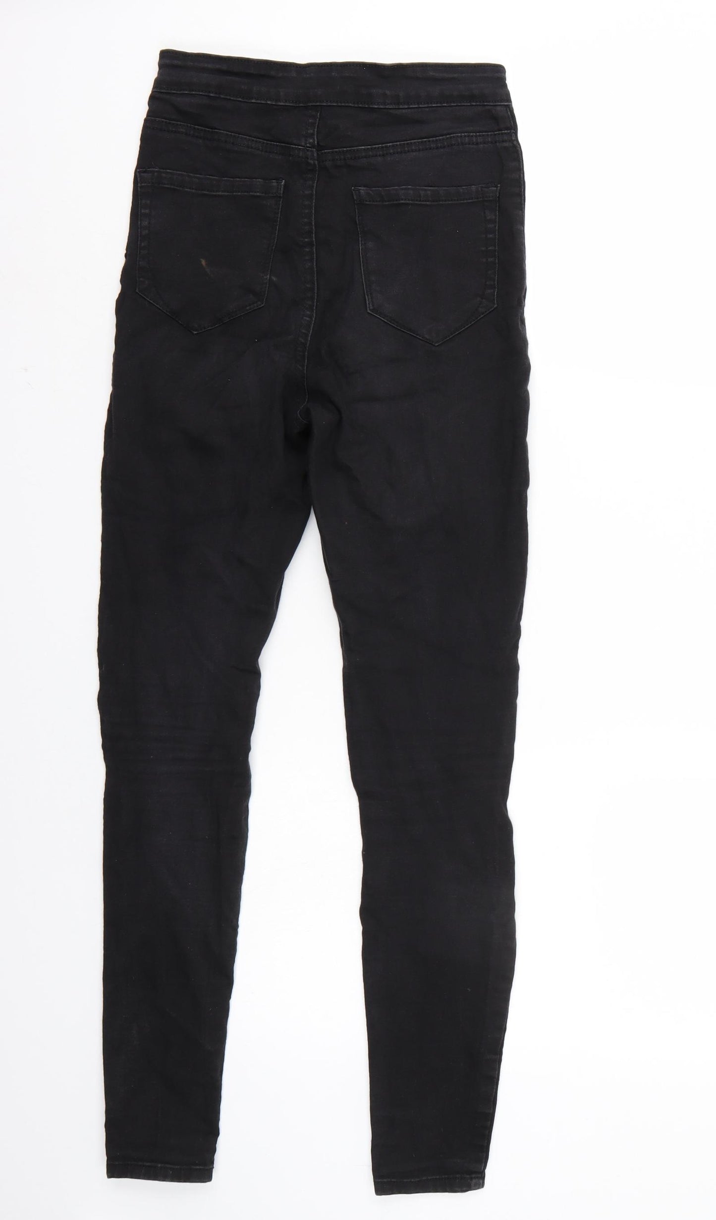 Denim & Co. Womens Black   Skinny Jeans Size 8 L27 in