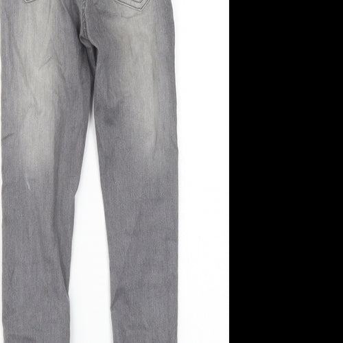 L&D Girls Grey   Skinny Jeans Size 9-10 Years
