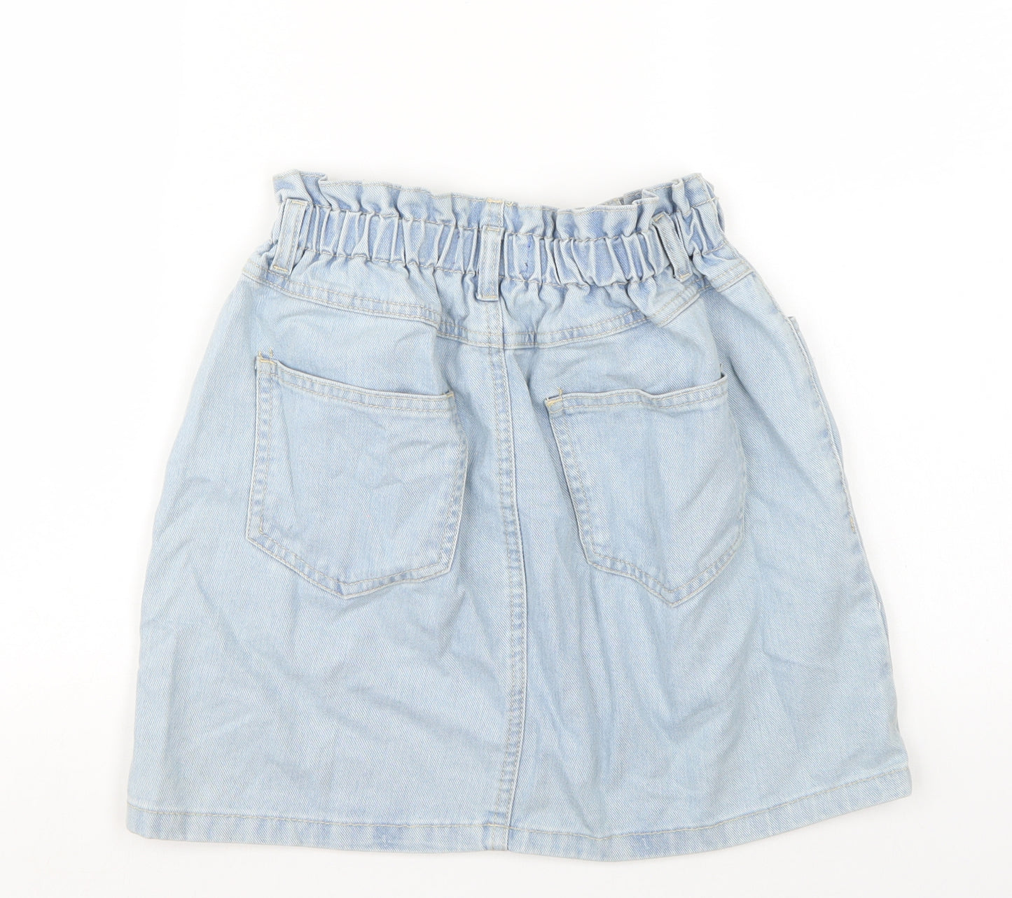 Denim & Co. Womens Blue   A-Line Skirt Size 10