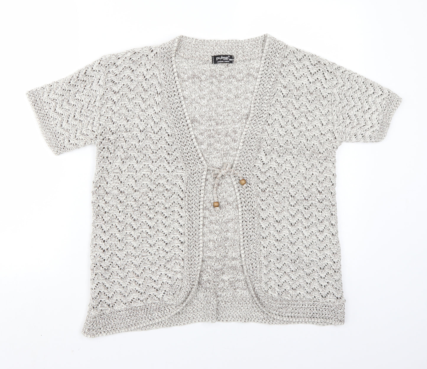 Pulse Womens Grey   Cardigan Jumper Size L