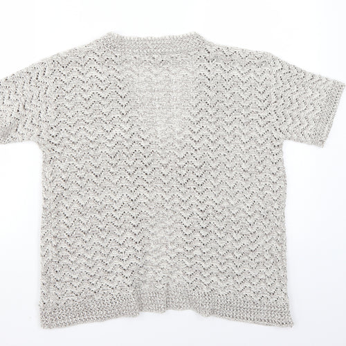 Pulse Womens Grey   Cardigan Jumper Size L