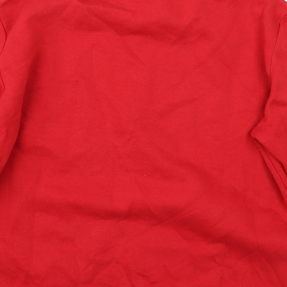 H&M Womens Red   Pullover Jumper Size S