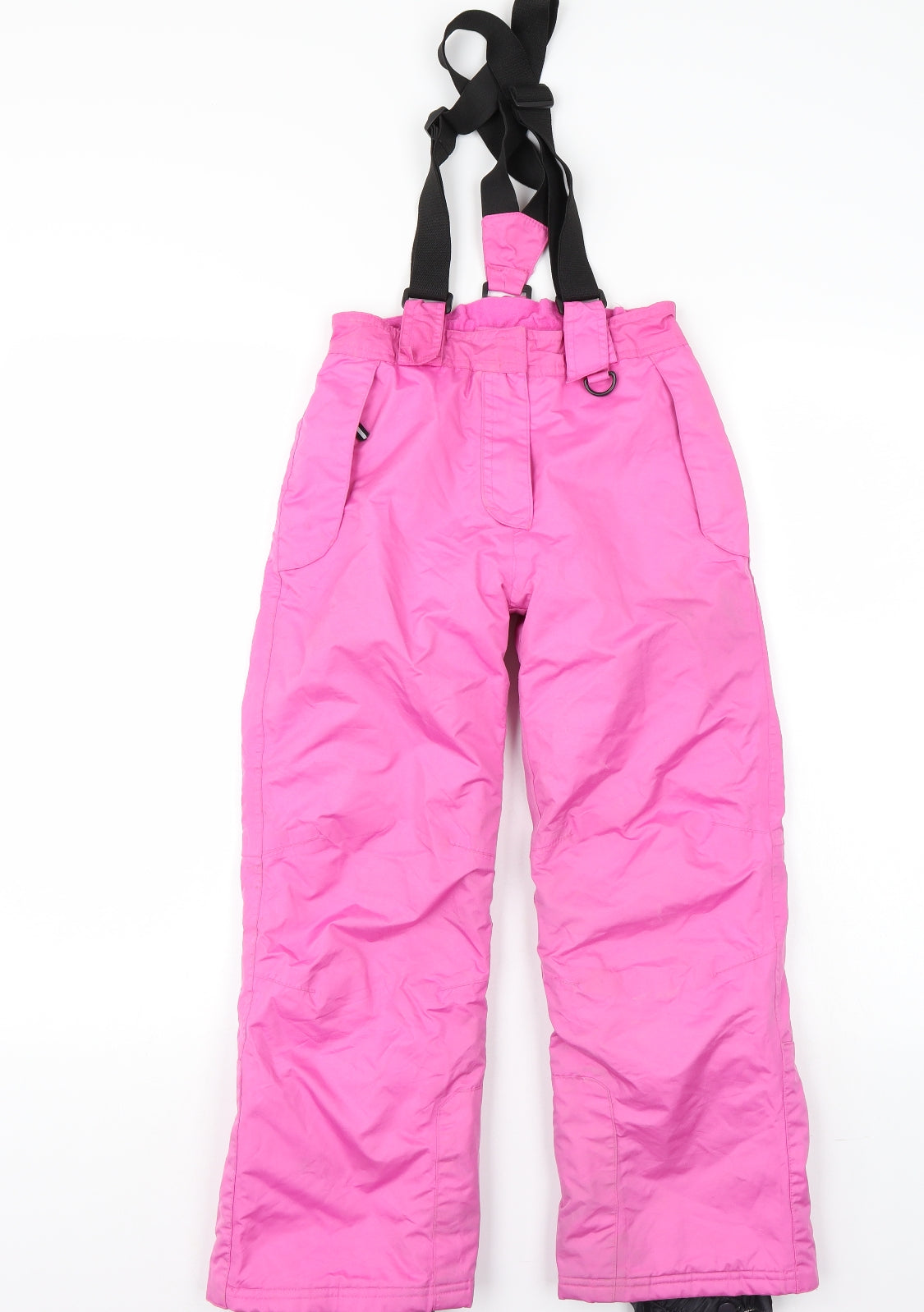 Crivit Girls Pink   Snow Pants Trousers Size 7 Years - Braces Included