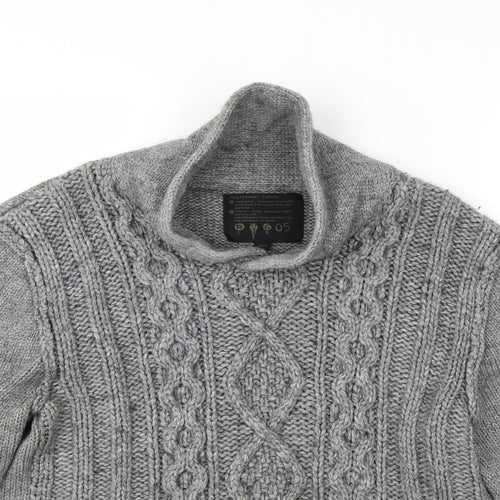 Rv605 Mens Grey   Pullover Jumper Size M