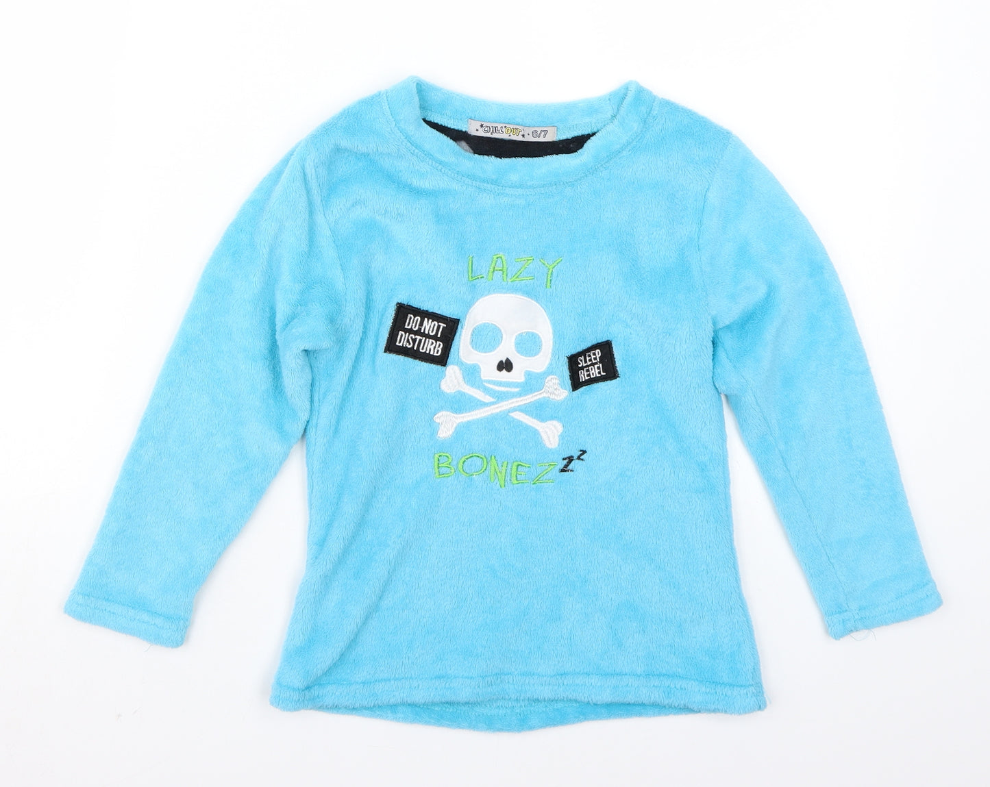 chill out Boys Blue   Pullover Jumper Size 6-7 Years