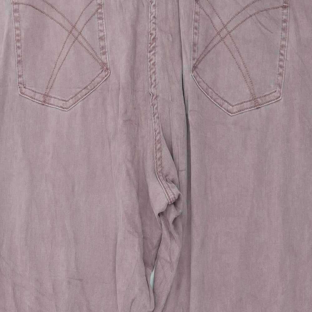 Gina Benotti Womens Purple   Cropped Trousers Size 42 in L26 in