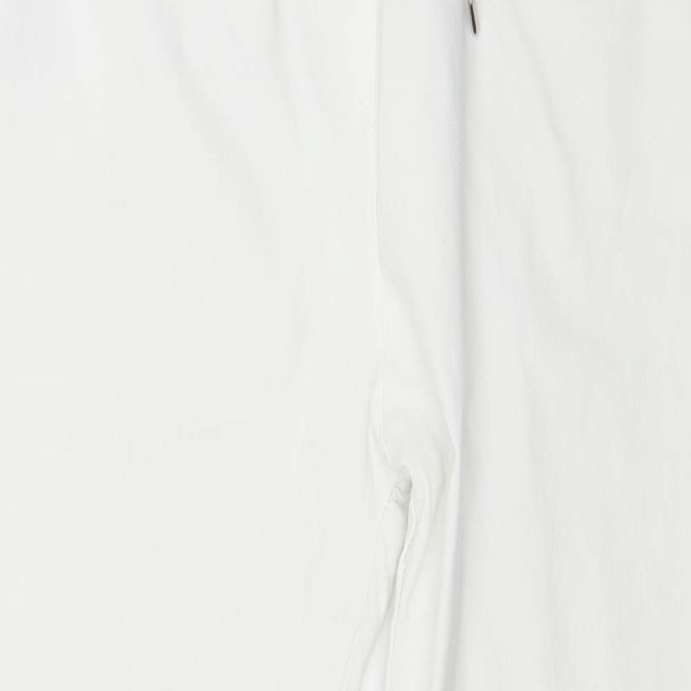Preworn Womens White   Trousers  Size 10 L25 in