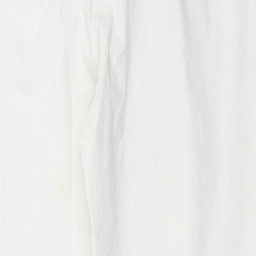 Preworn Womens White   Trousers  Size 10 L25 in