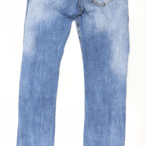 Diesel Boys Blue  Denim Straight Jeans Size 14 Years