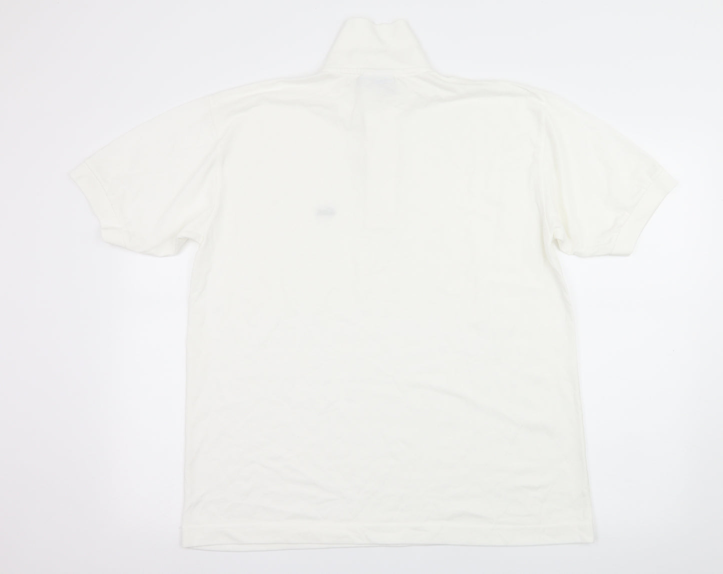 Lacoste Mens White  Jersey  Polo Size XL