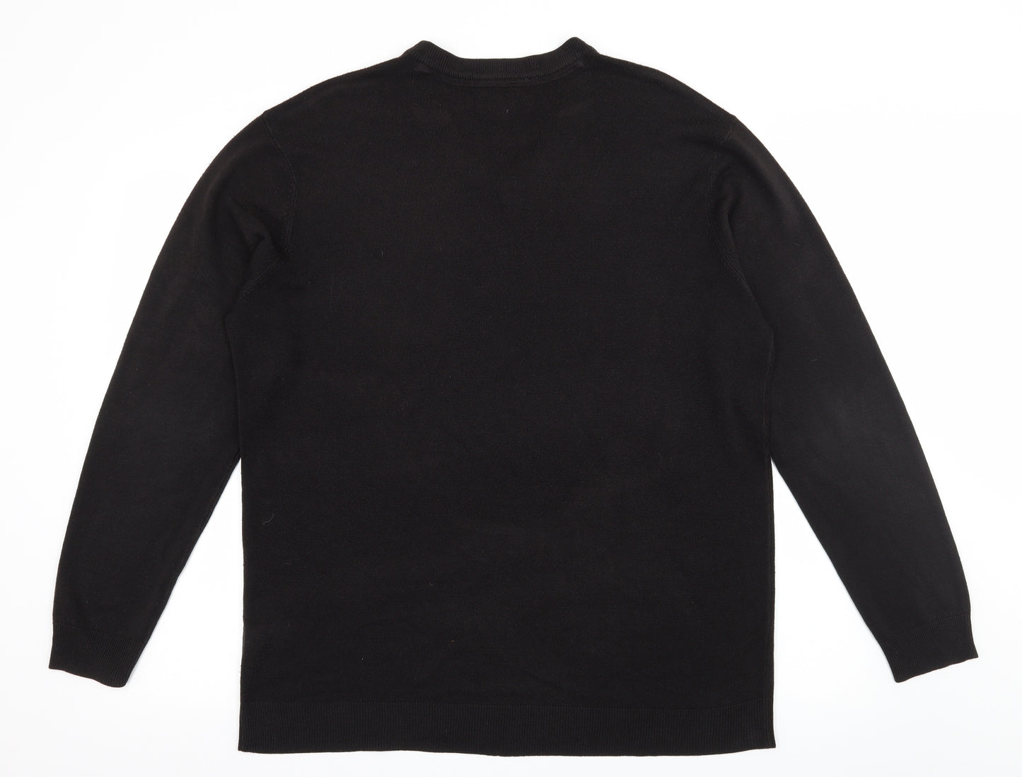 Sandstone & Co Men Mens Brown  Knit Pullover Jumper Size L