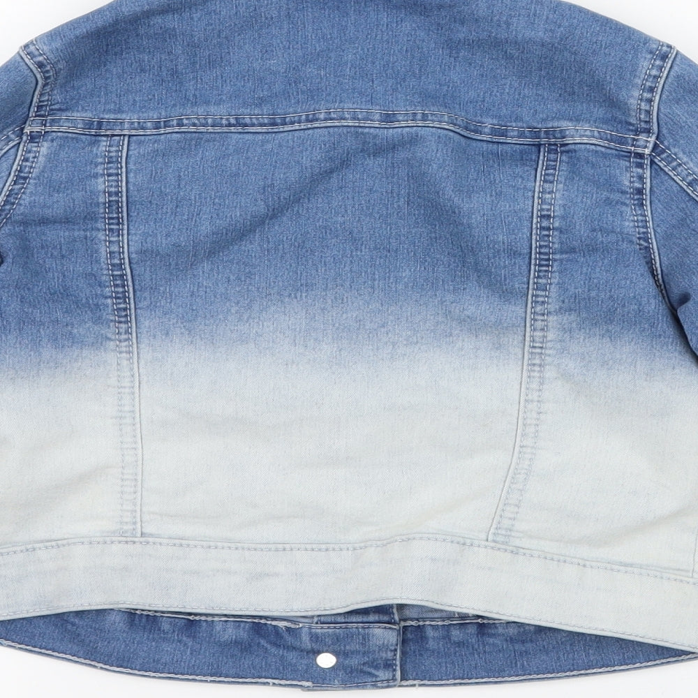 George Girls Blue  Denim Jacket  Size 7-8 Years