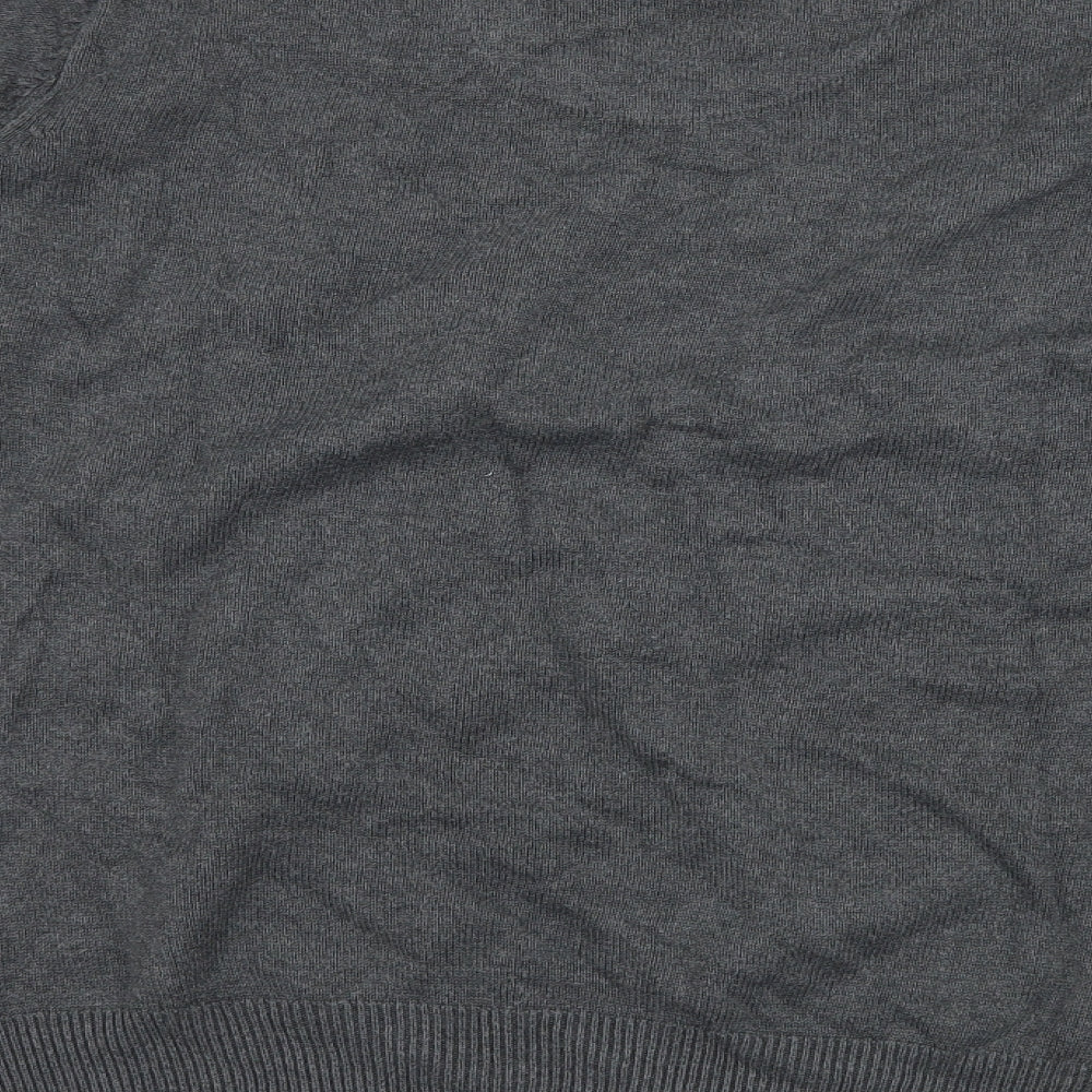 Marks and Spencer Mens Grey  Knit Pullover Jumper Size M