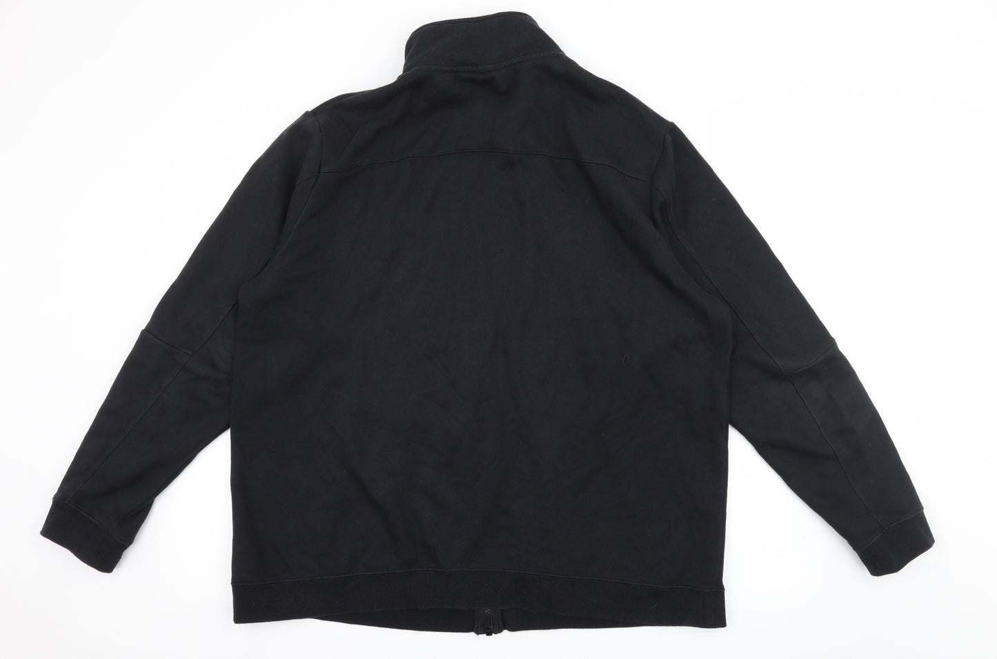 Nike Mens Black  Jersey Full Zip Sweatshirt Size XL